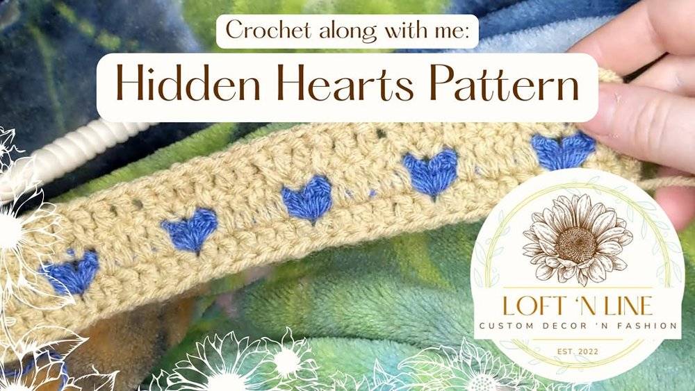Crochet Hidden Hearts Pattern
