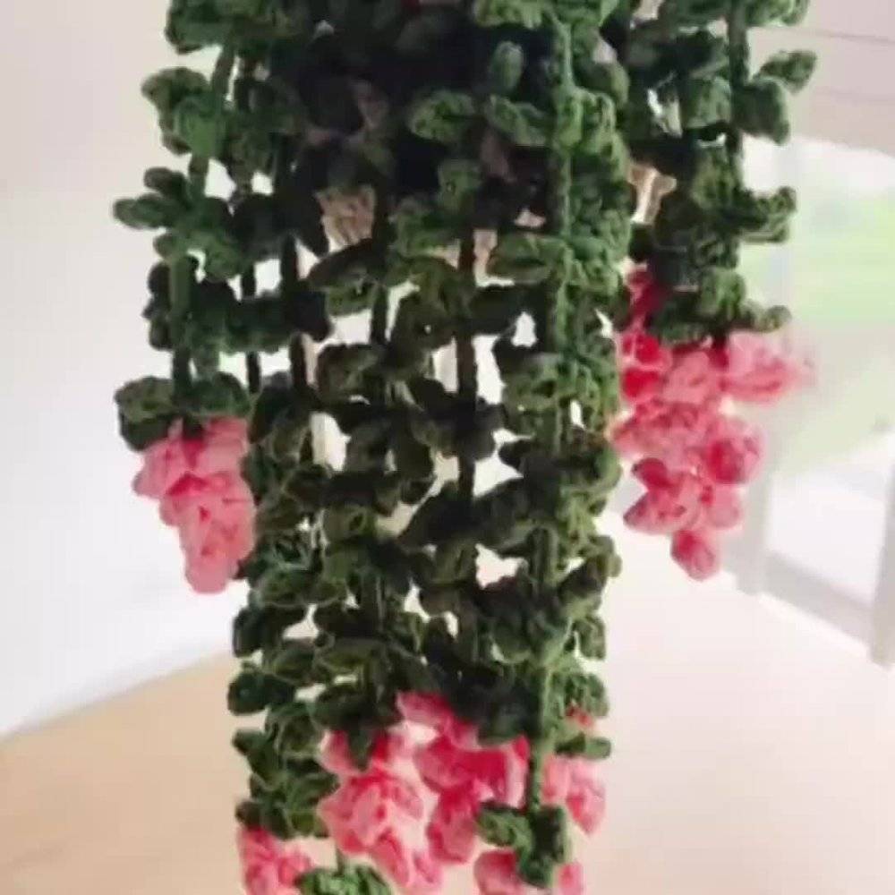 Crochet Wisteria Garland Home Decor