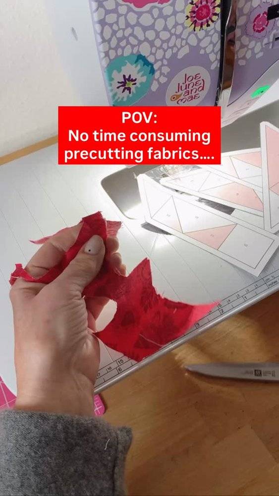 Foundation Paper Piecing Fabric Prep Technique
