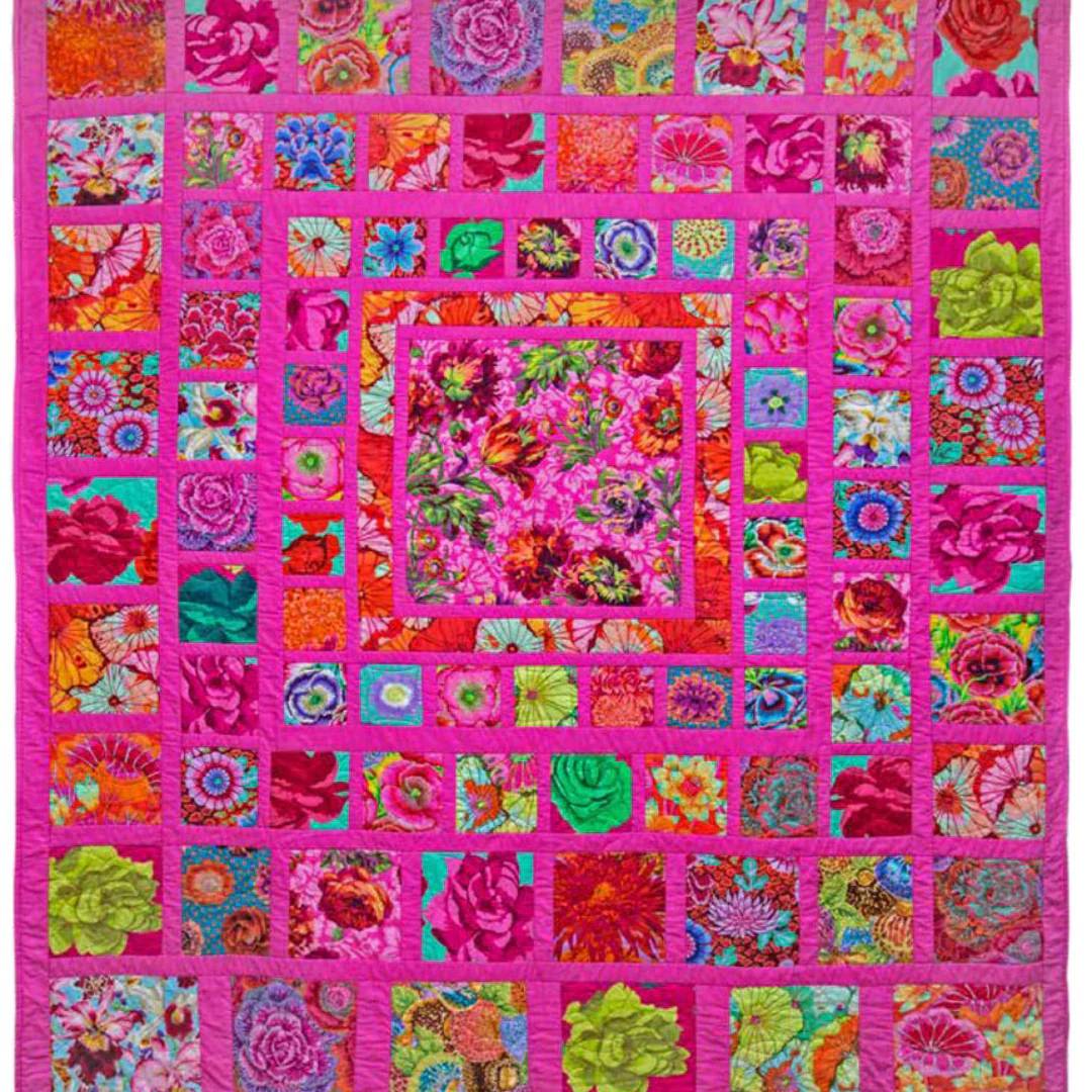 10 Red Kaffe Fassett Quilts Image
