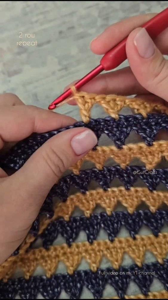 Lace Crochet Stitch Tutorial