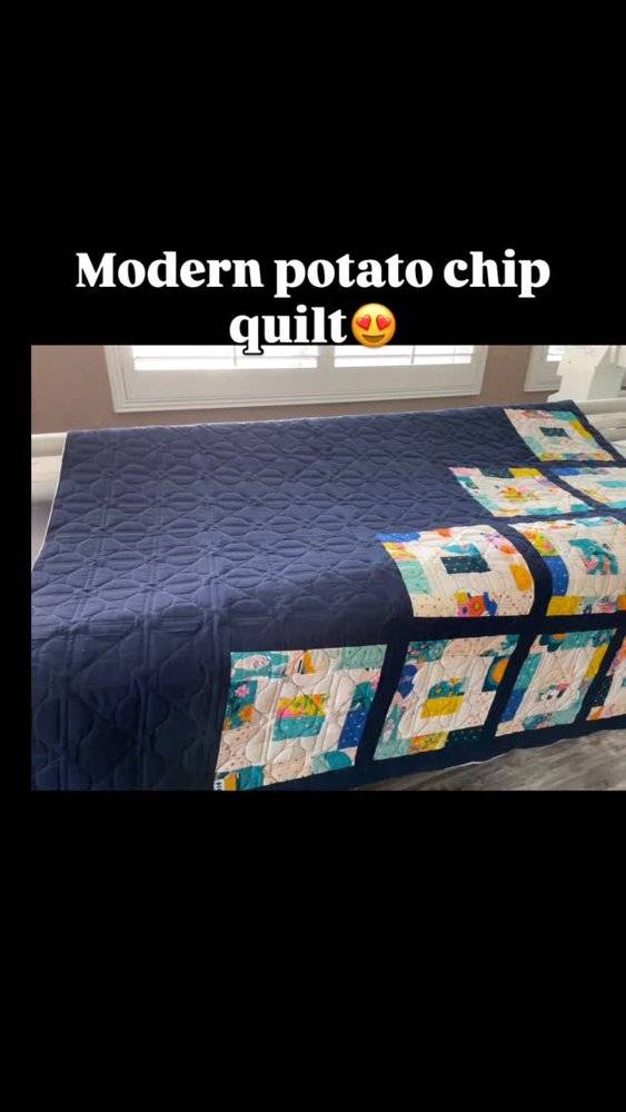 Modern Potato Chip Quilt Project