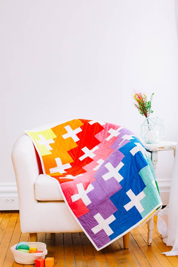 30 Rainbow Quilt Patterns Image