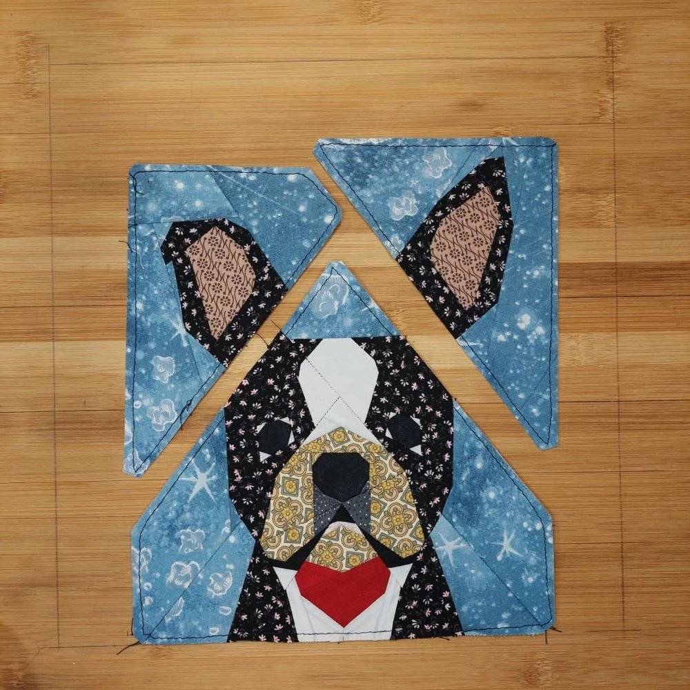 Patchwork Dog Quilt Block Project
