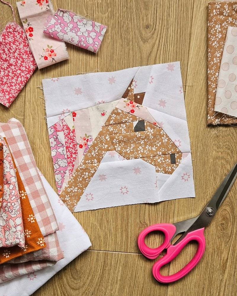 Patchwork Horse Quilt Block