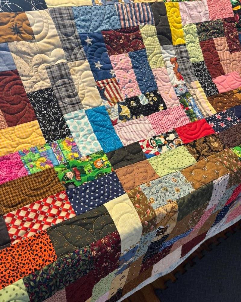 Scrappy Patchwork Quilt