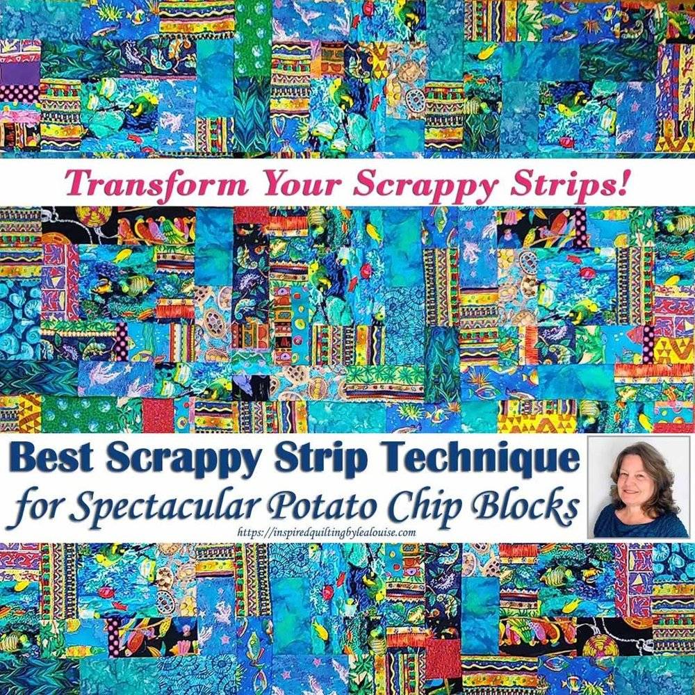 Scrappy Strip Patchwork Quilt Technique