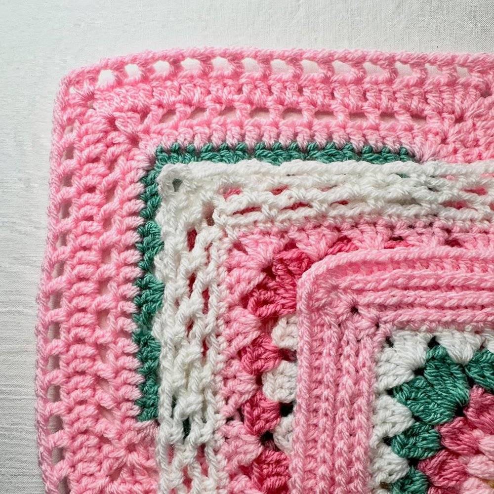 Sweet Pastel Crochet Square Project