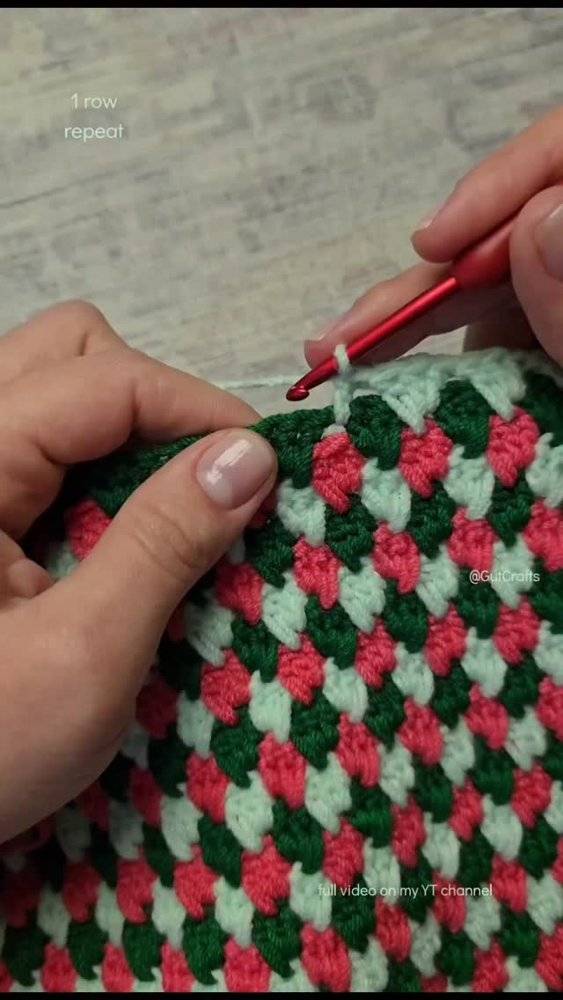 Textured Crochet Stitch Blanket Pattern