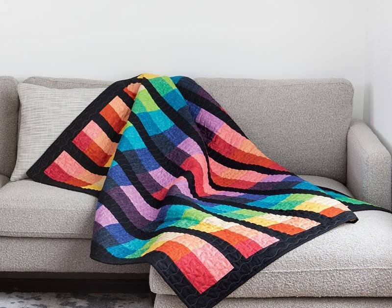 30 Rainbow Quilt Patterns Image