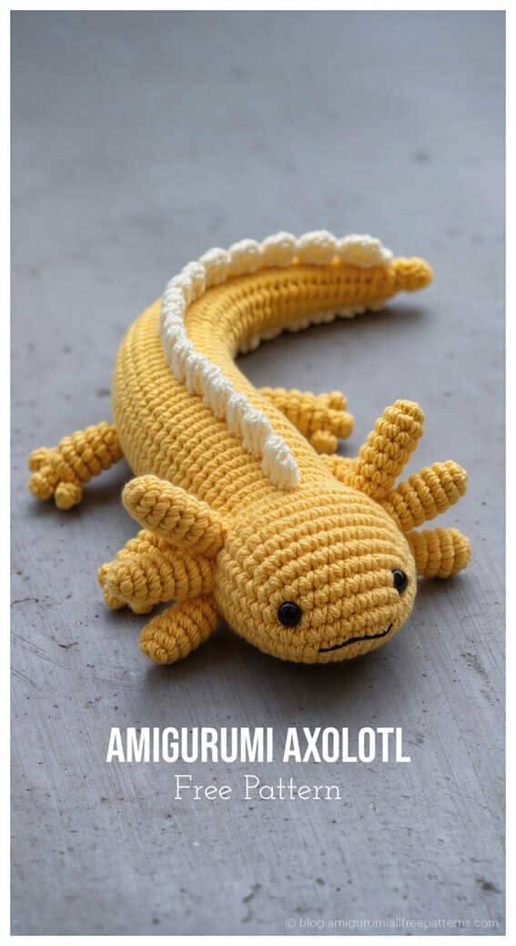 30 Axolotl Crochet Patterns Adorable Amigurumi Axolotl Crochet Creation