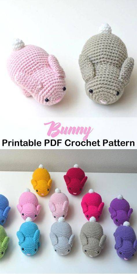 Adorable Amigurumi Crochet Bunny Toys
