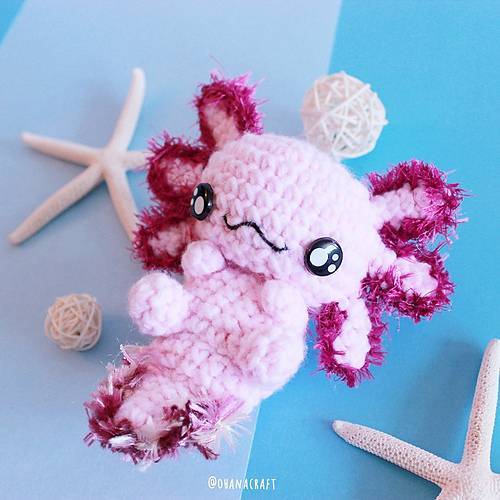 30 Axolotl Crochet Patterns Adorable Pink Amigurumi Axolotl Crochet Friend