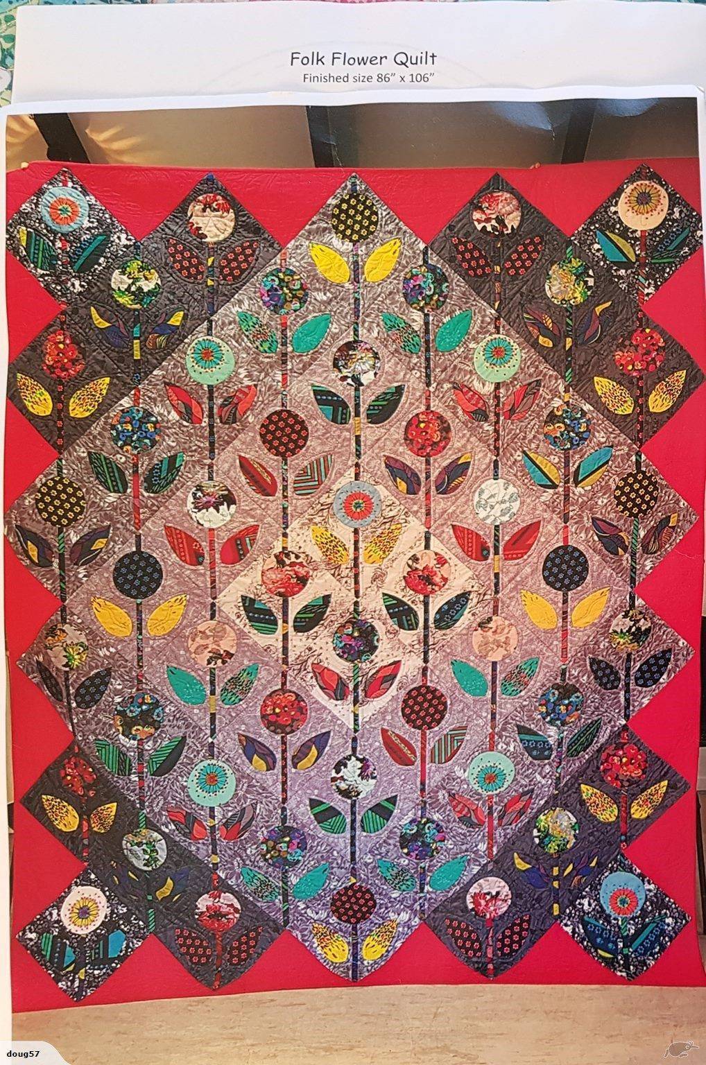 Anna Maria Horner Folk Flower Quilt Project