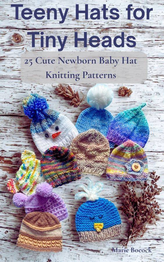 28 Baby Hat Knitting Patterns Assortment of Adorable Knitted Baby Hats
