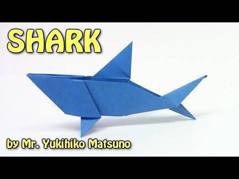 27 Easy Origami Tutorials Blue Origami Shark Paper Craft