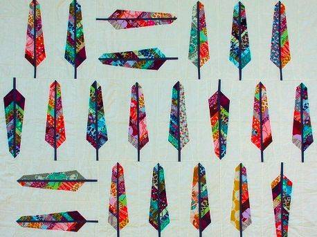 22 Feather Quilt Anna Maria Horner Quilt Patterns Bohemian Feather Patchwork Quilt Project