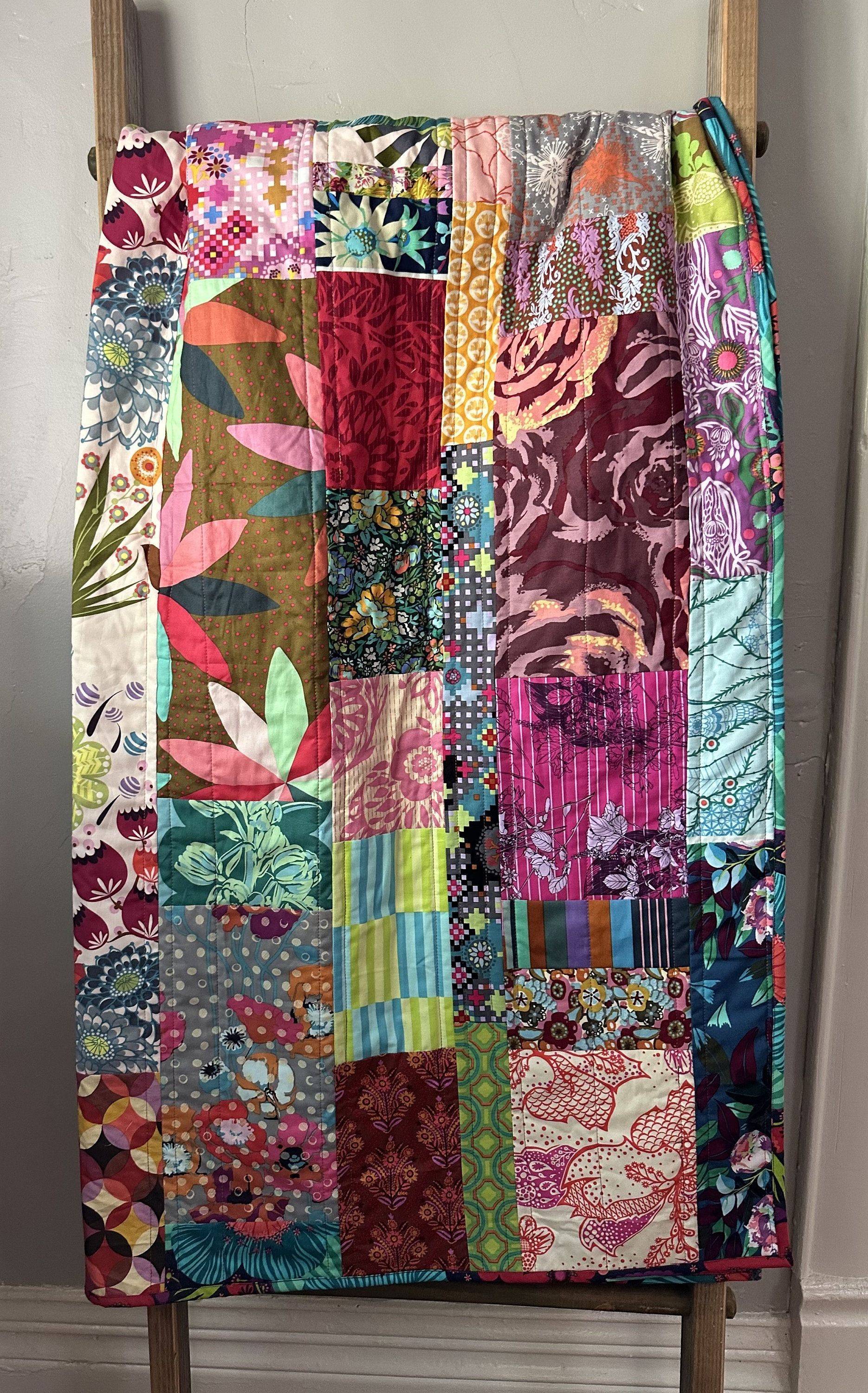 Bohemian Floral Patchwork Quilt Craft