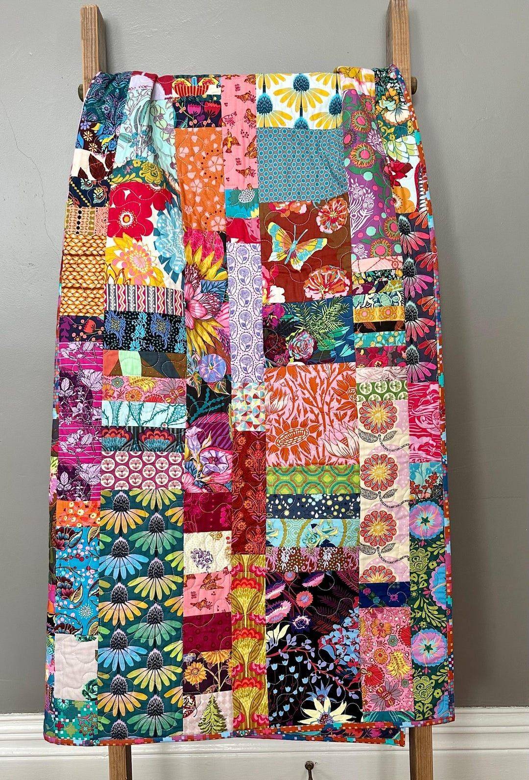 Bohemian Floral Patchwork Quilt Project