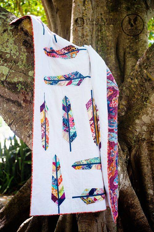 22 Feather Quilt Anna Maria Horner Quilt Patterns Bohemian Patchwork Feather Quilt Project