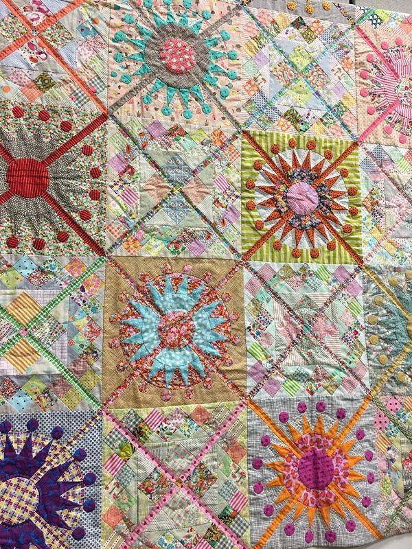 Bohemian Sunburst Quilt Project