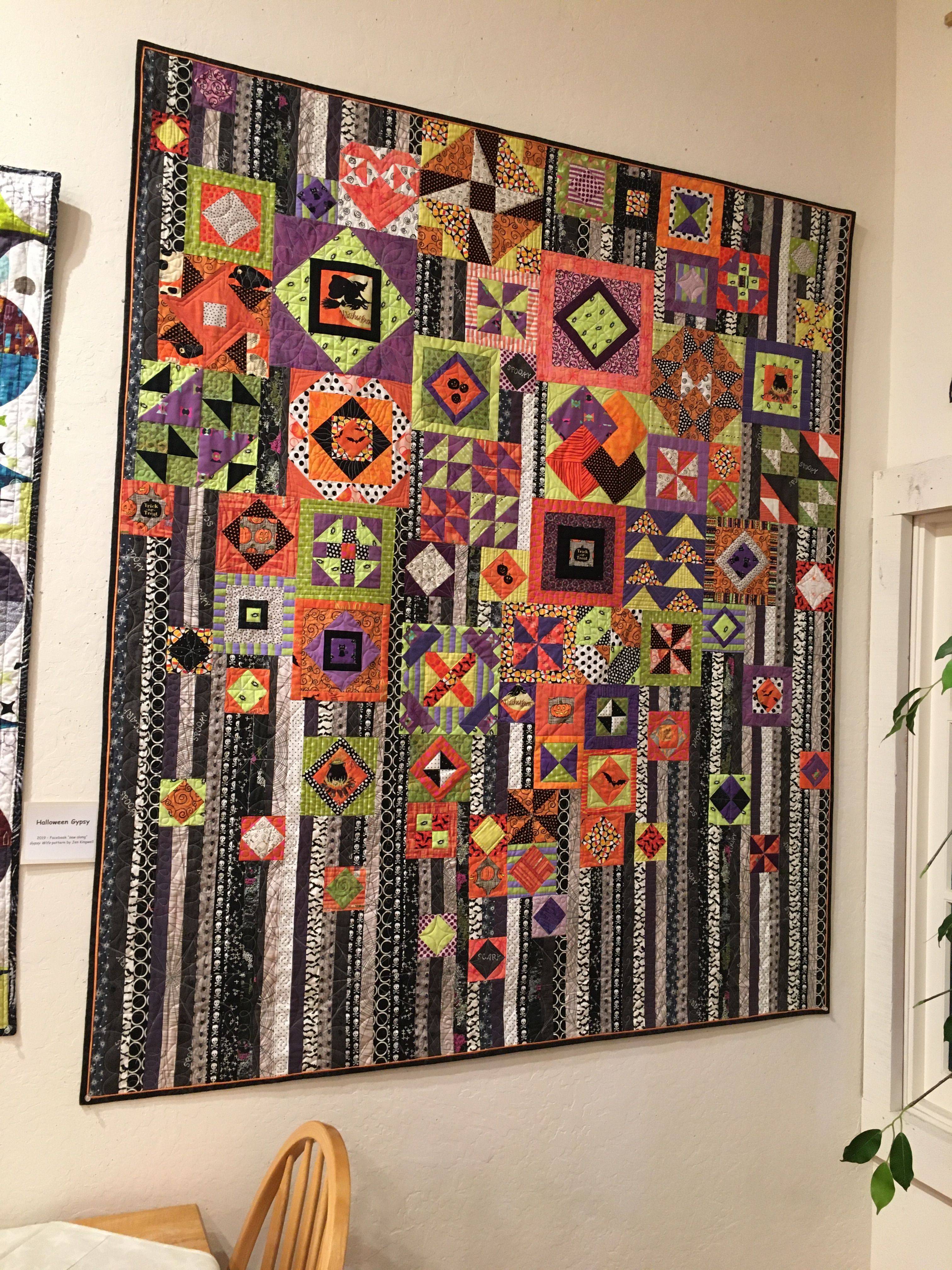 Boho Halloween Patchwork Quilt Project