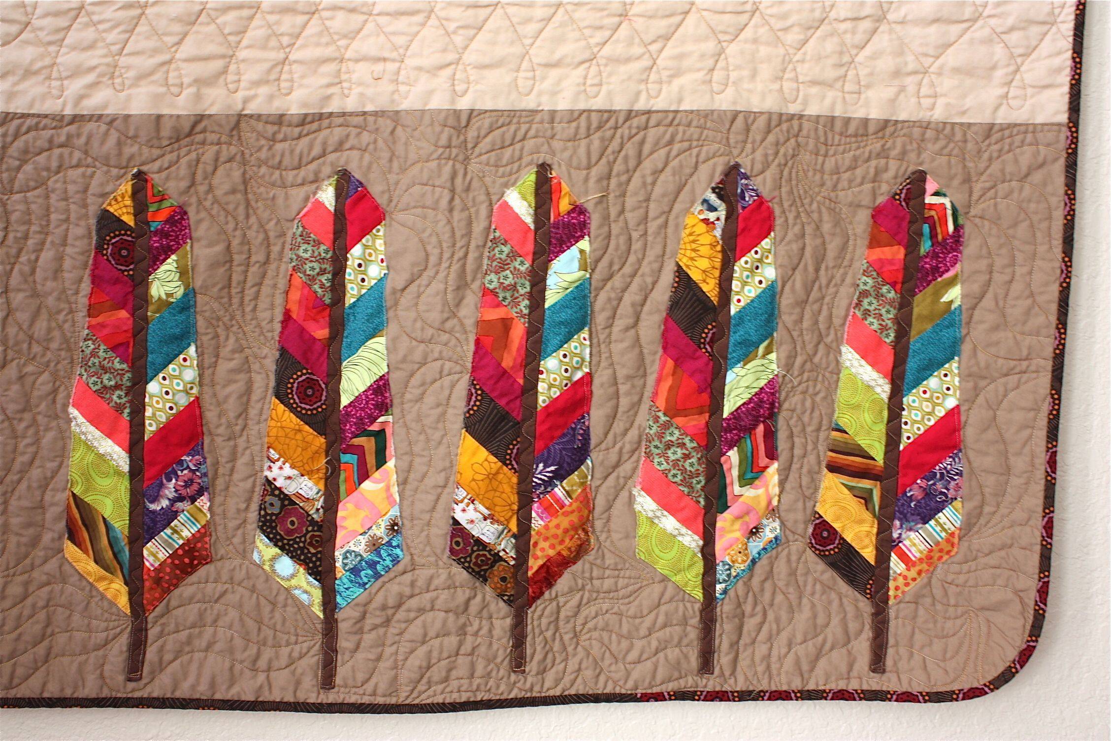 22 Feather Quilt Anna Maria Horner Quilt Patterns Boho Patchwork Feather Quilt