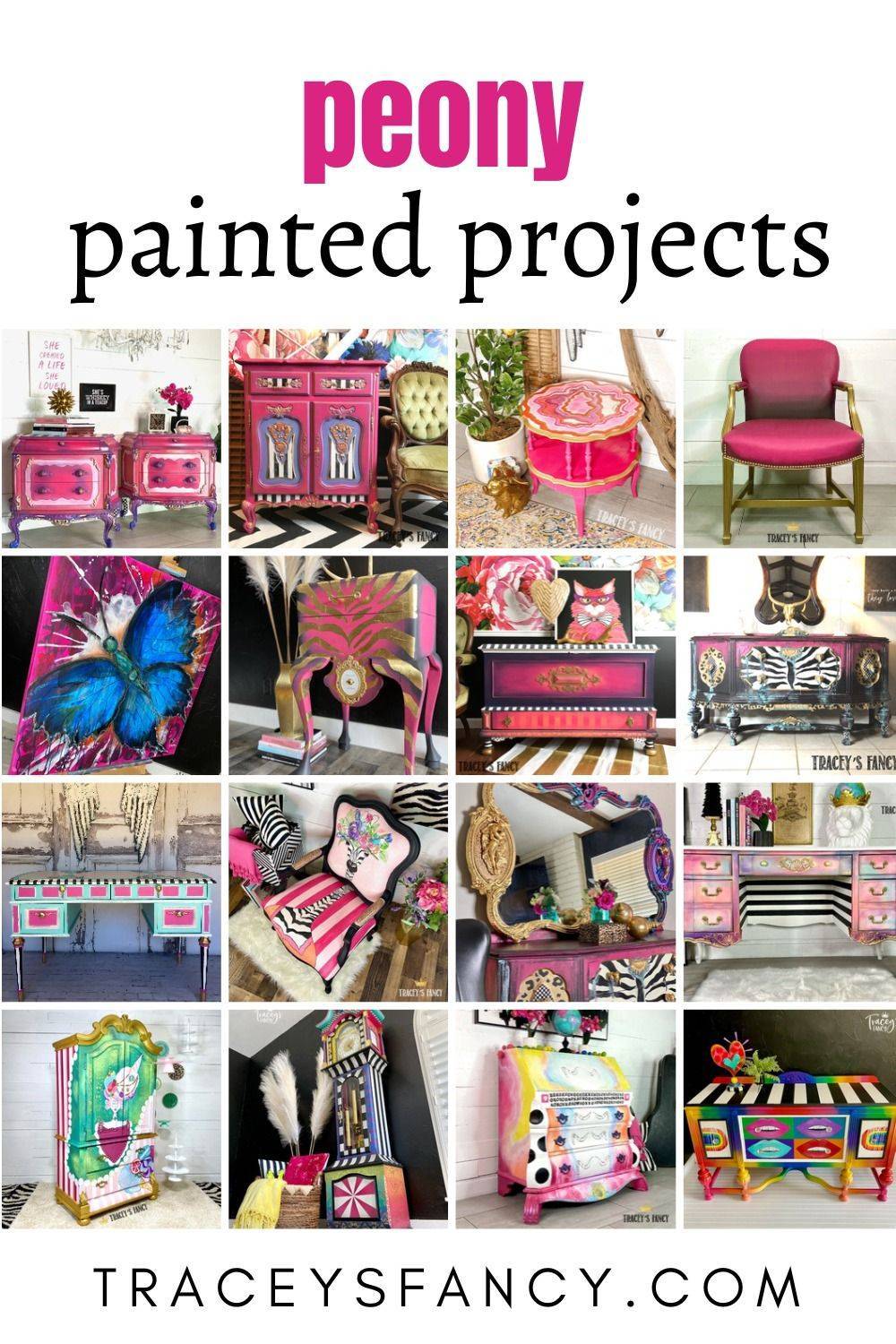 Boldly Painted Furniture Transformations