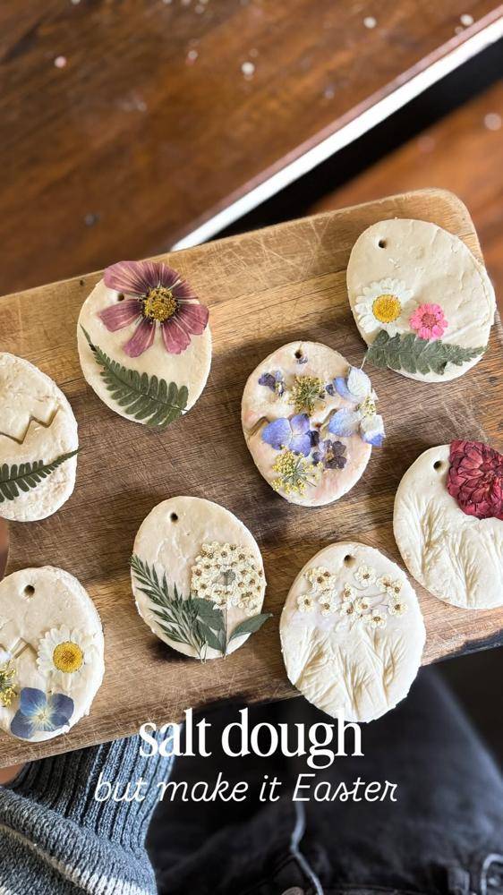 Botanical Salt Dough Ornaments