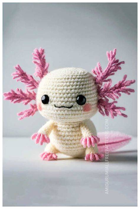 30 Axolotl Crochet Patterns Charming Amigurumi Axolotl Crochet Buddy