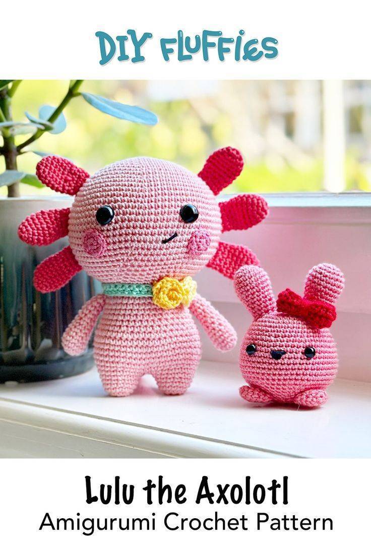 30 Axolotl Crochet Patterns Charming Axolotl Amigurumi Crochet Friend