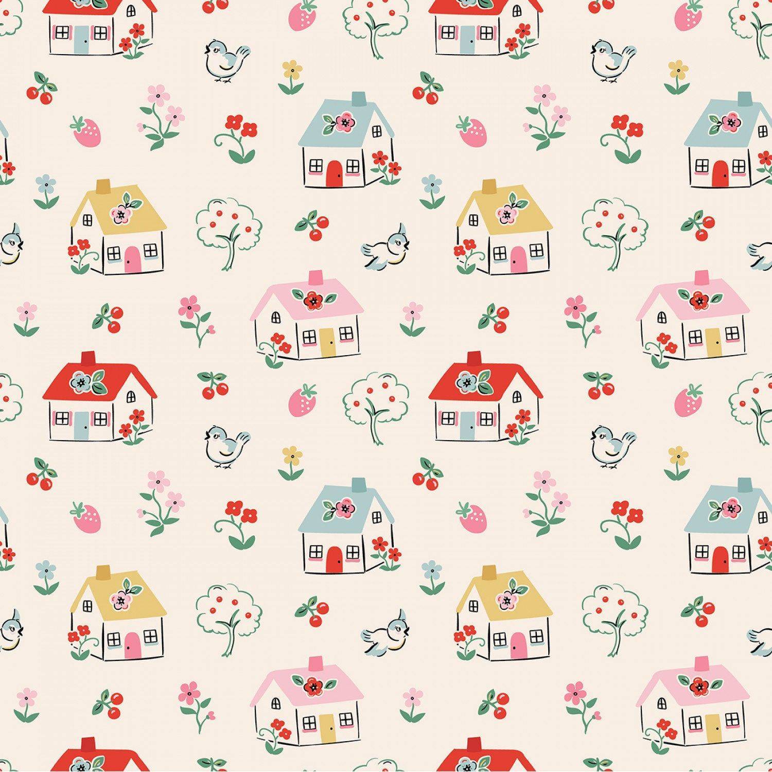 Charming Cottage & Garden Fabric Quilt Design