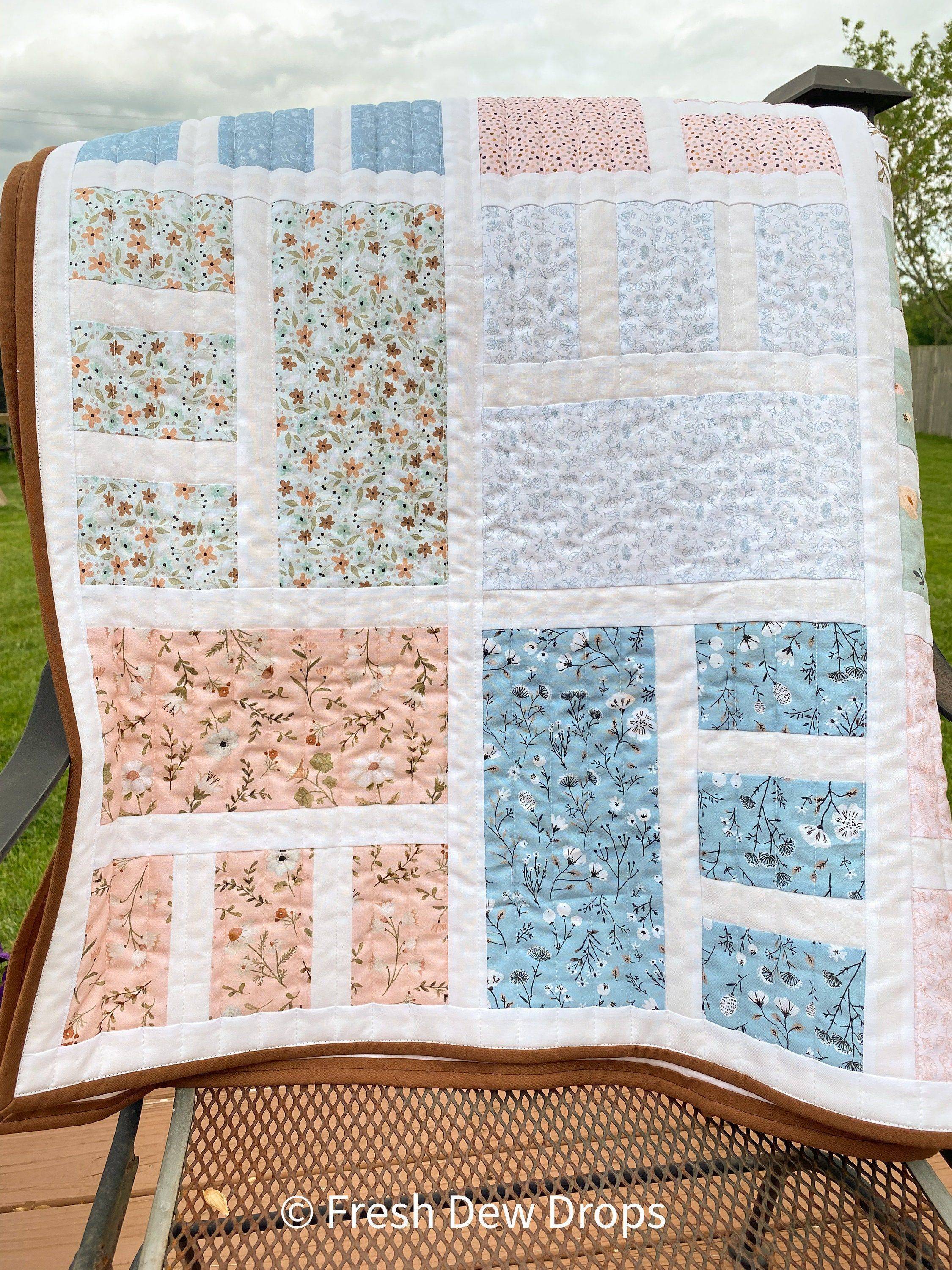 Charming Floral Patchwork Quilt Project