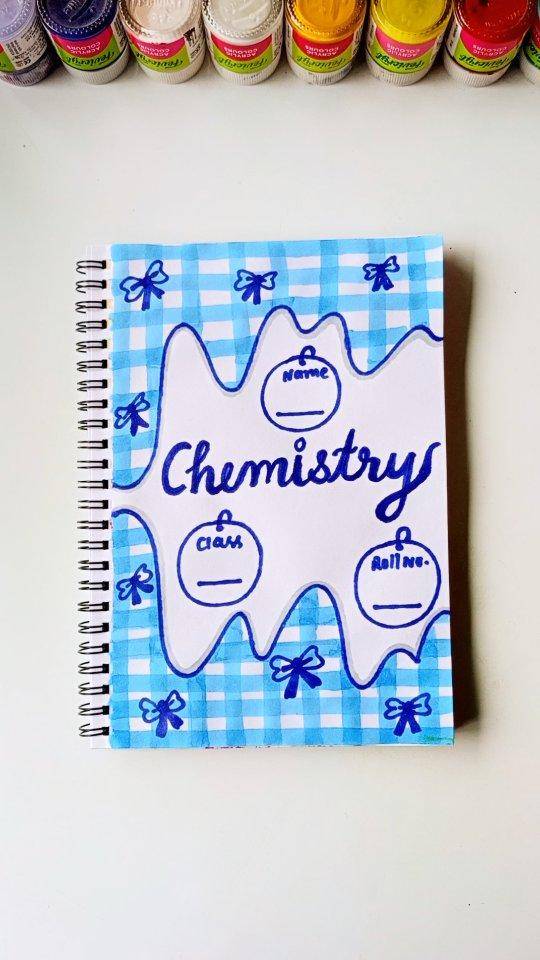Charming Gingham and Bow Notebook Cover Design
