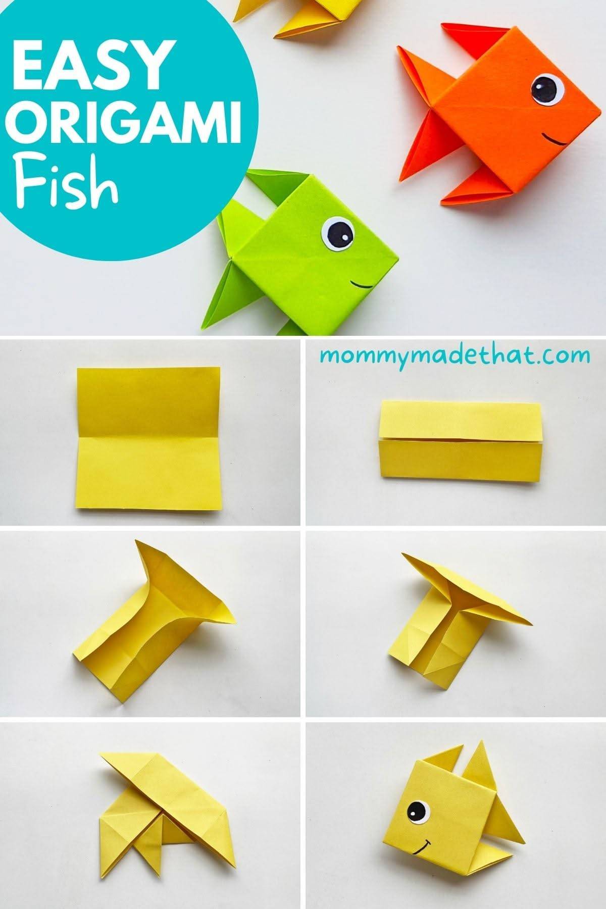 27 Easy Origami Tutorials Charming Origami Fish Paper Craft