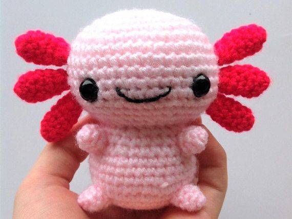 30 Axolotl Crochet Patterns Charming Pink Axolotl Amigurumi Crochet Project