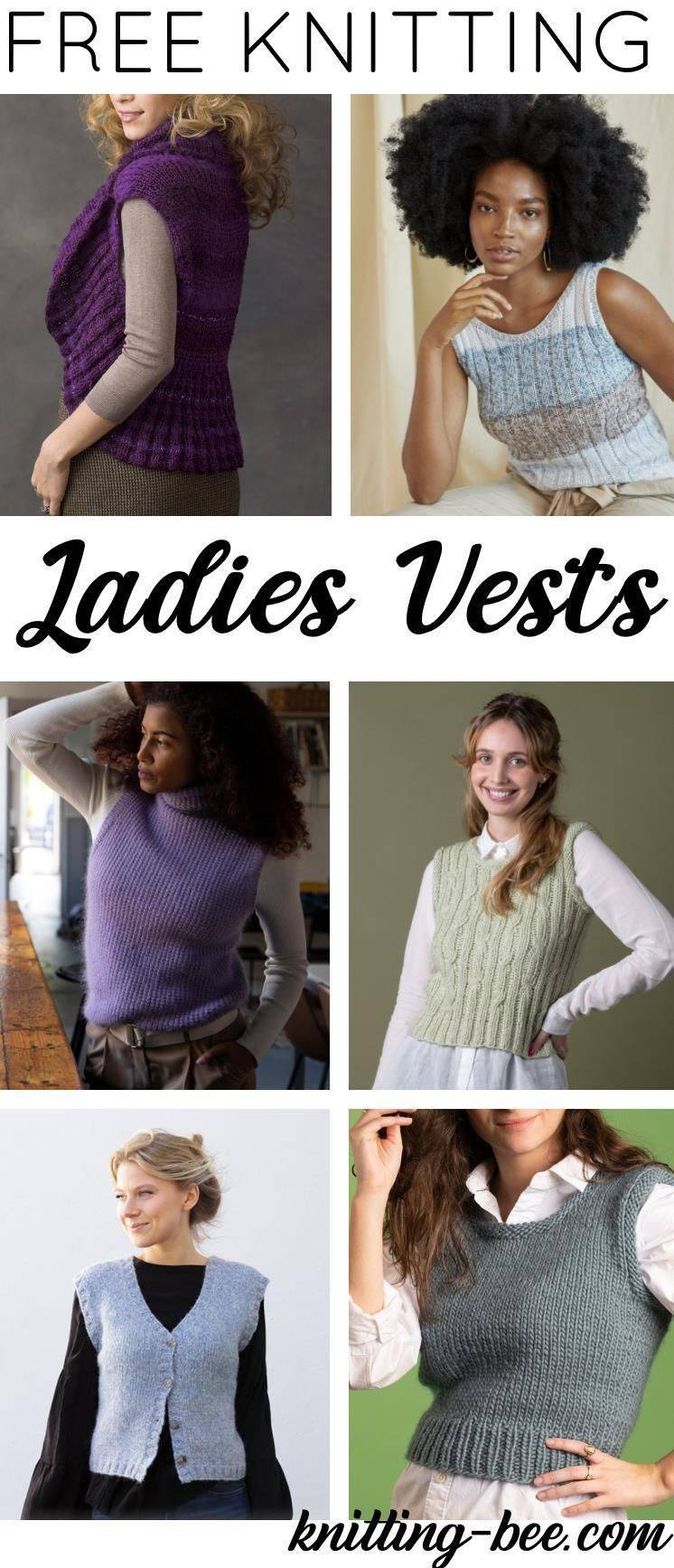 22 Knit Vest Patterns Chic Knitted Ladies' Vests Showcase