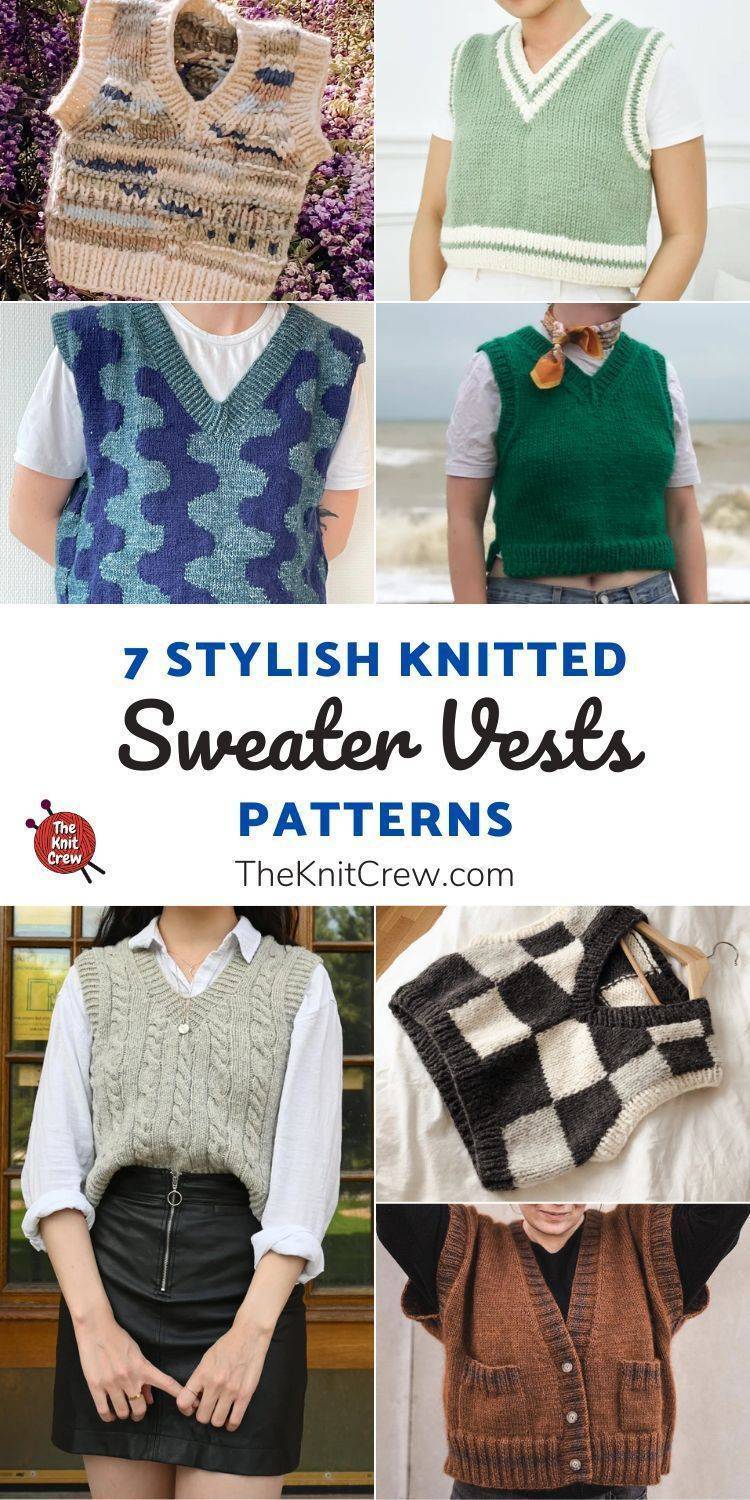 22 Knit Vest Patterns Chic Knitted Sweater Vests Collection