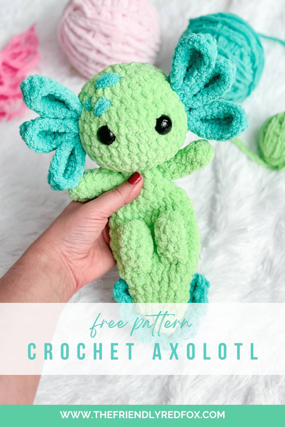 30 Axolotl Crochet Patterns Chunky Amigurumi Axolotl Crochet Plushie