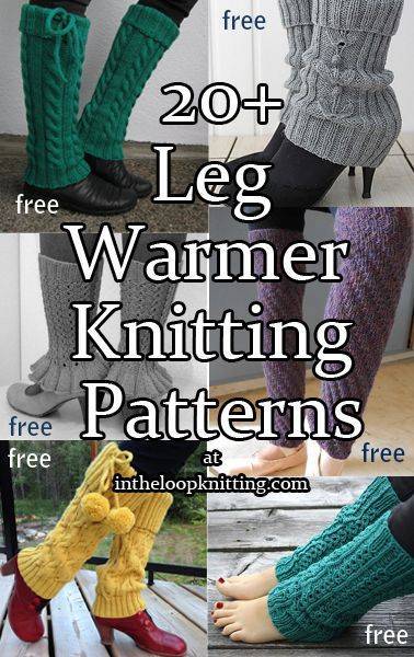 27 DIY Leg Warmers Knitting Patterns Chunky Cable Knit Leg Warmers