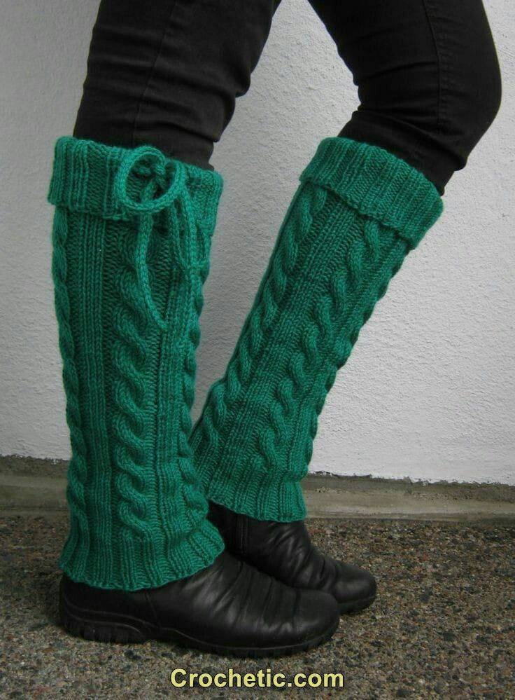 27 DIY Leg Warmers Knitting Patterns Chunky Cable Knit Leg Warmers Tutorial