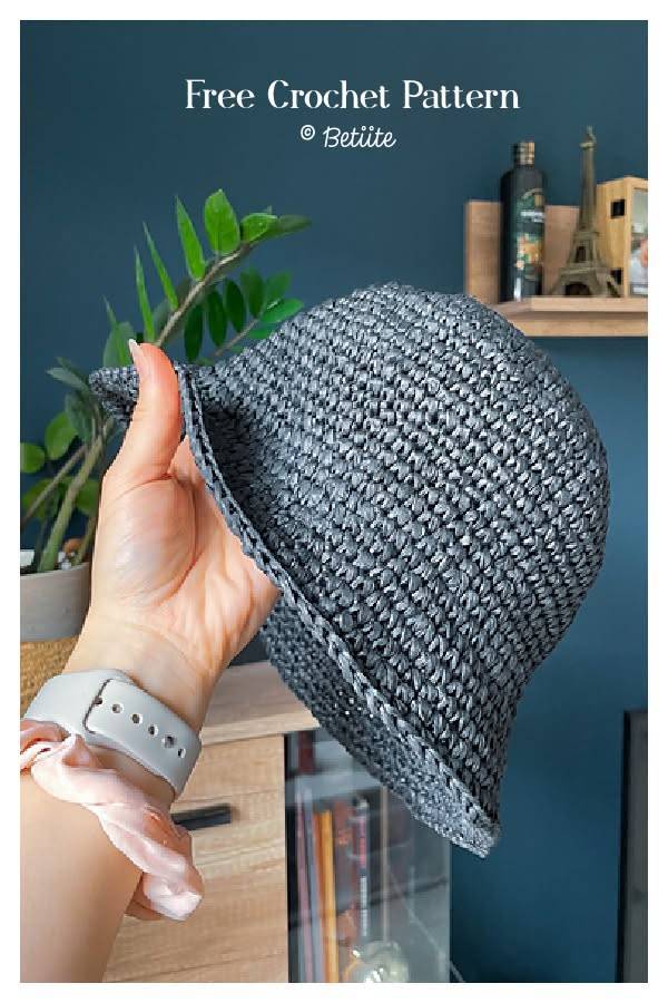 23 Crochet Bucket Hat Patterns Classic Crochet Bucket Hat