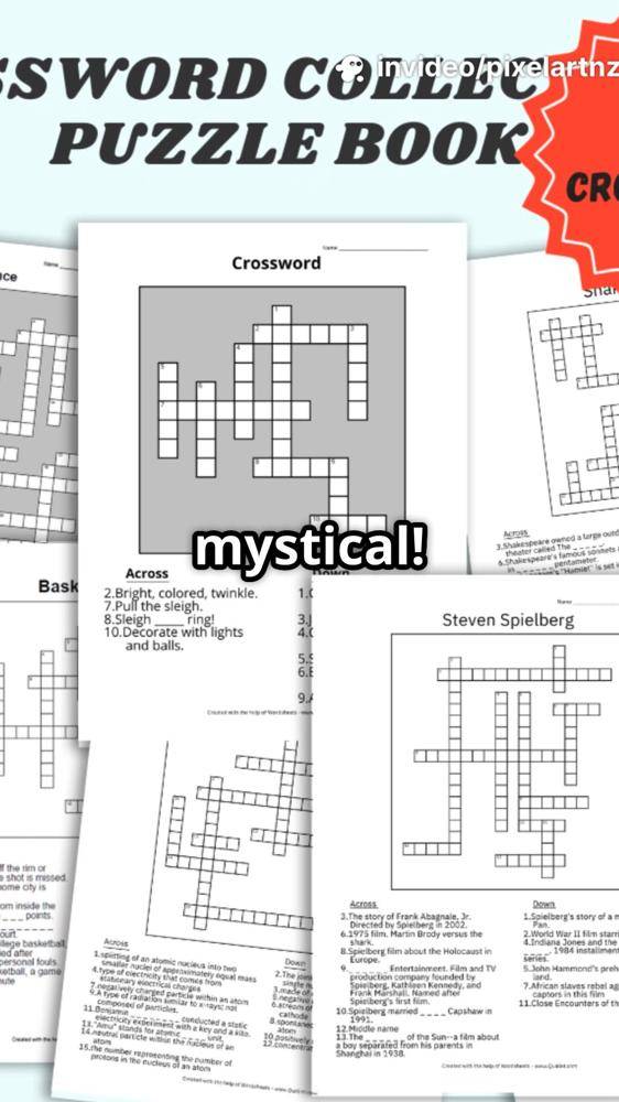 21 Printable Puzzles For Adults Classic Crossword Puzzle Pages