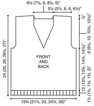 22 Knit Vest Patterns Classic Men's Knit Vest Schematic