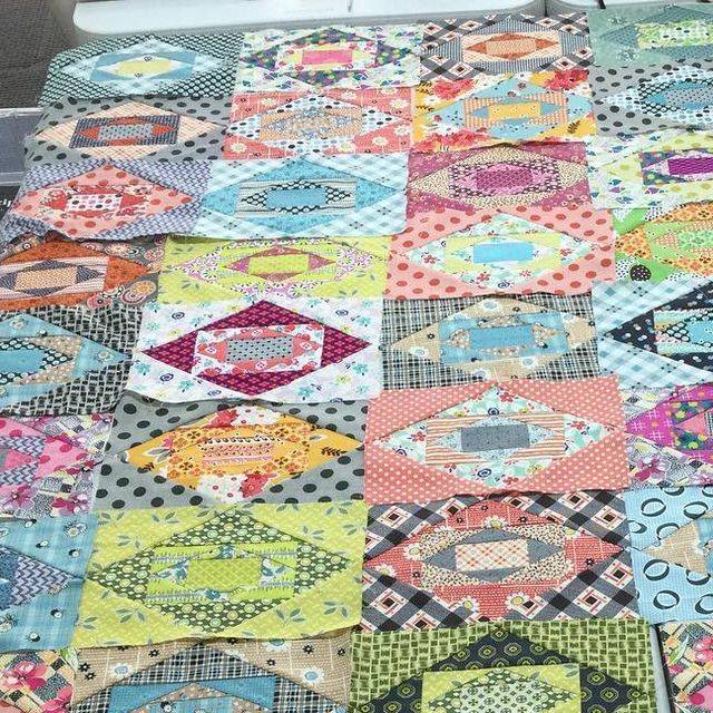 Colorful Patchwork Quilt Blocks