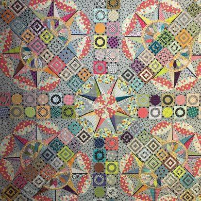 13 Flutterby Jen Kingwell Patterns Colorful Patchwork Quilt Design