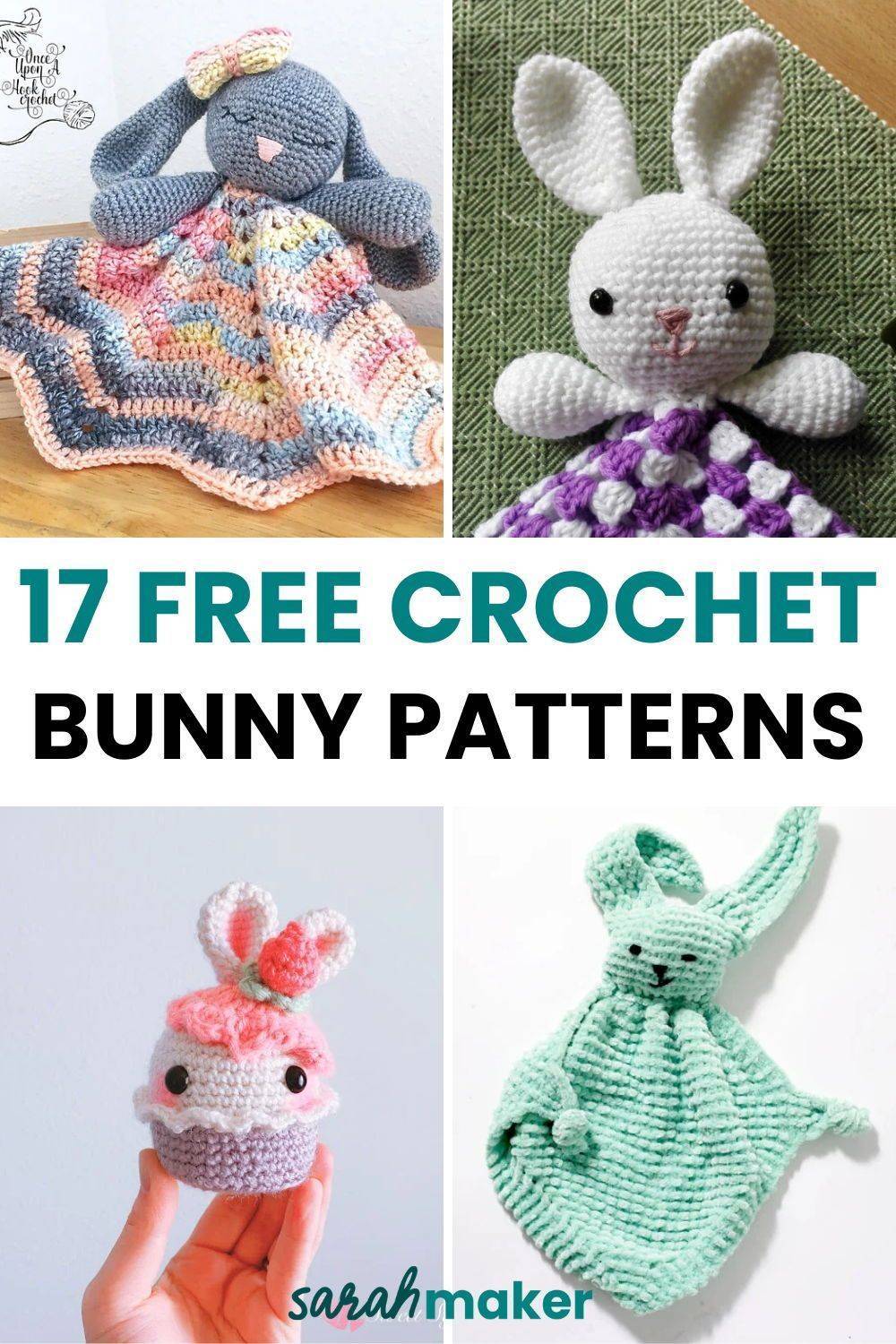 Cozy Crochet Bunny Lovey Blankets