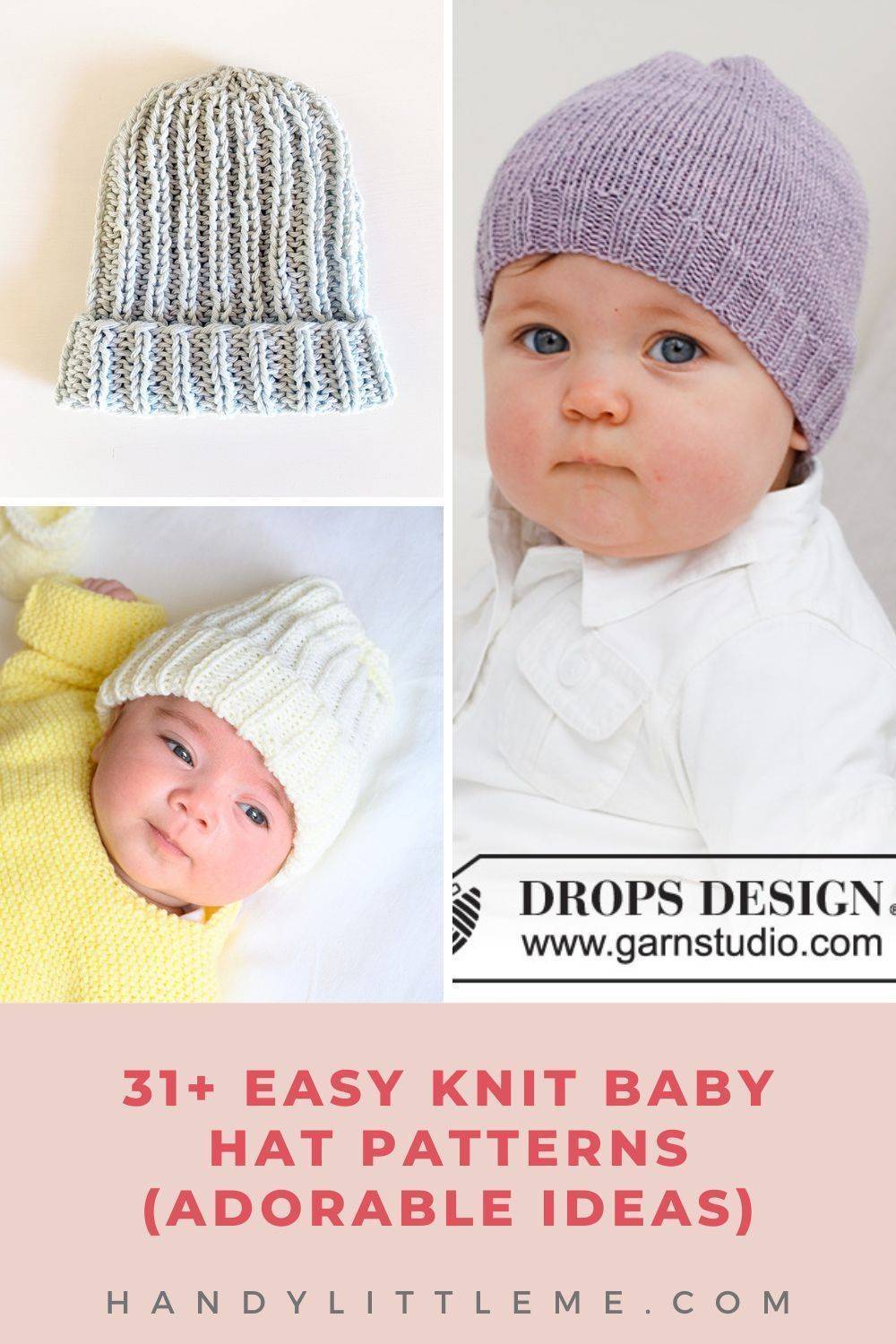 28 Baby Hat Knitting Patterns Cozy Ribbed Knit Baby Hat Project