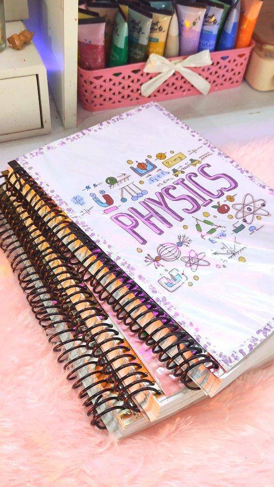 Creative Physics Notebook Cover Design