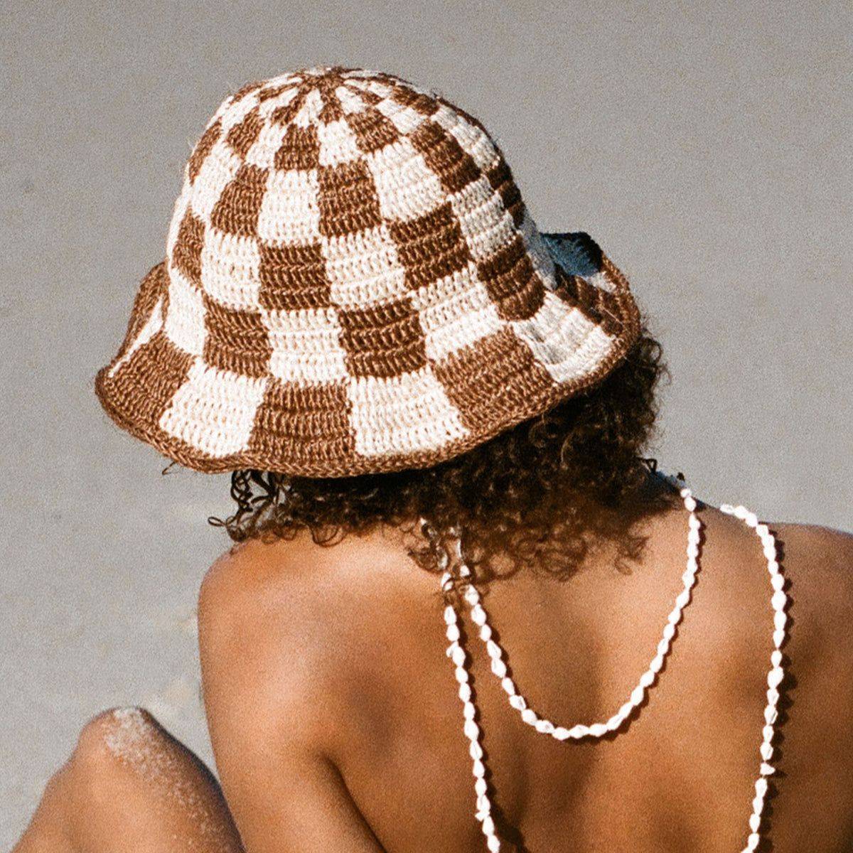 23 Crochet Bucket Hat Patterns Crochet Checkered Bucket Hat Project